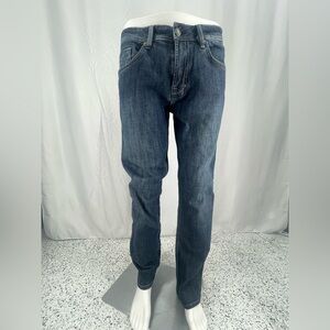 Buffalo David Bitton Dark Blue Straight Jeans